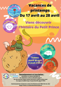 Vacances de Printemps « Sur les traces du Petit Prince »